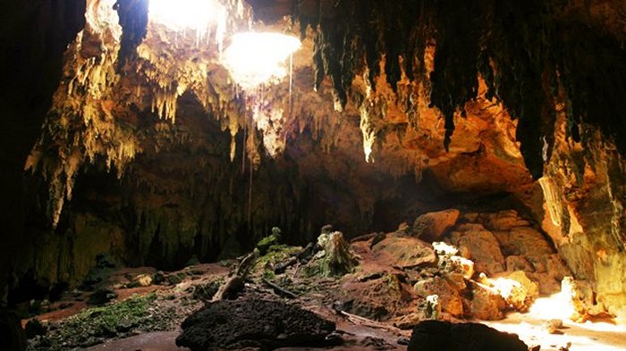 Loltun caves - Interesting legends and stories that explain the origin of Yucatan caves and describe strange and grotesque beings dwelling in them, have been told and passed from generation to generation by the Mayan people.