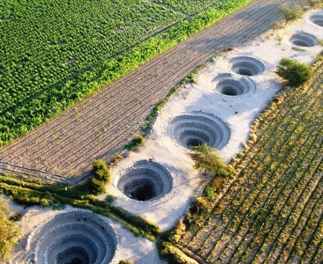 Amazing Prehistoric Irrigation System At Cantalloc, Nazca, Peru