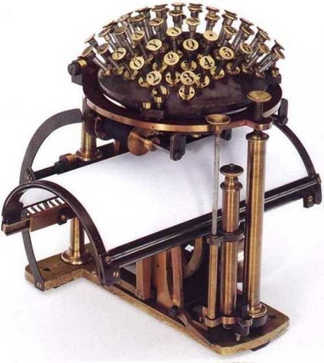 The Writing Ball A Great Invention In 1870