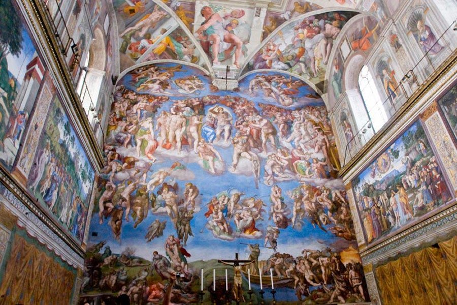 On This Day In History Ceiling Of The Sistine Chapel