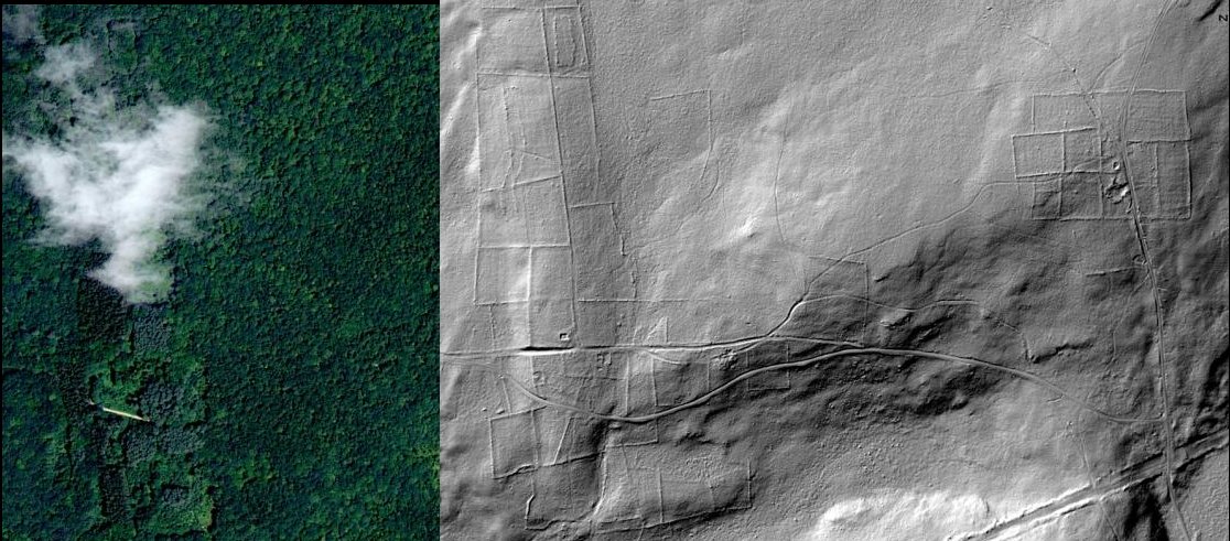 Imágenes de satélite revelan 10.500 años de antigüedad ciudad perdida oculta debajo el bosque de Oklahoma