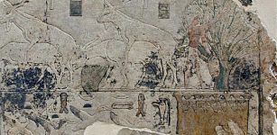 Scene Reliefs, Sun temple of Ni-user-Rê, Abu Ghurab. Credits: Neues Museum, Berlin