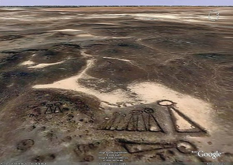 Who created these structures and for what purpose?