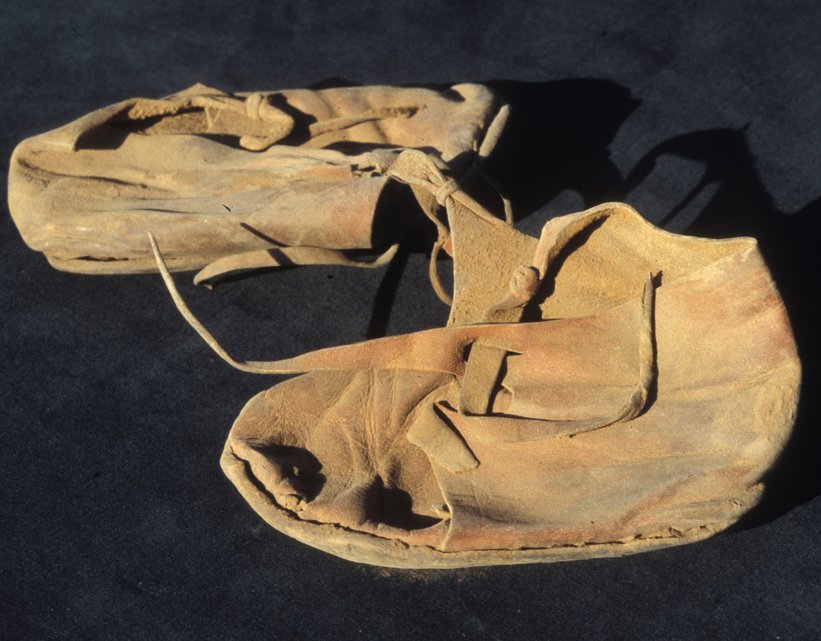 'The find is extraordinary as the shoes were in pristine condition and still supple upon discovery,'