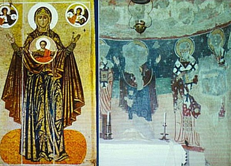 Christian frescoes of Deir Mar Musa Monastery
