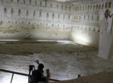 Paintings on the walls of King Merneptah’s tomb