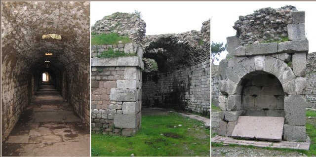 Temple of Telesphorus. An undergound passage leds to the place where people spent the night.