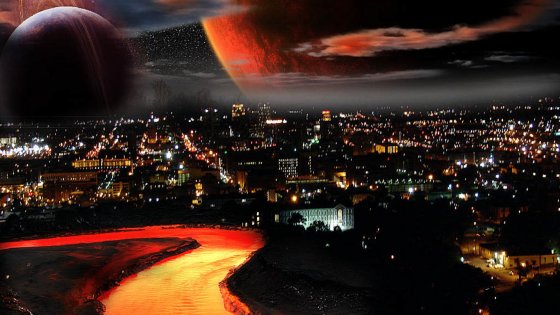 Alien planet