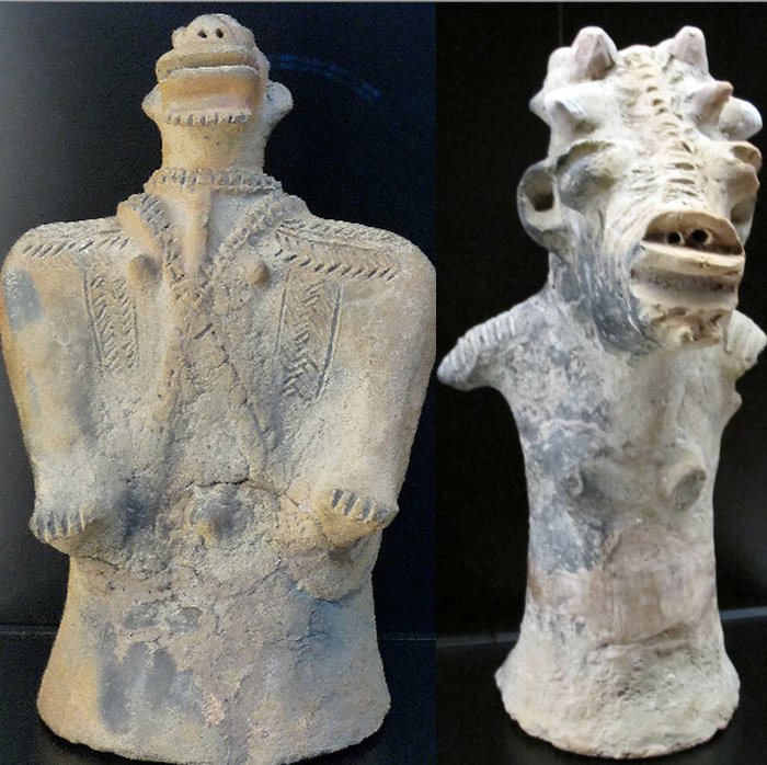 The Sao civilization is identified by its use of stone and bone implements and construction of walled cities.