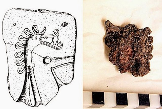 Viking dragon head