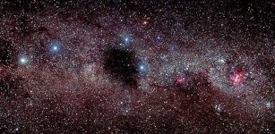 The Coalsack is one of the most prominent dark nebulae visible to the unaided eye
