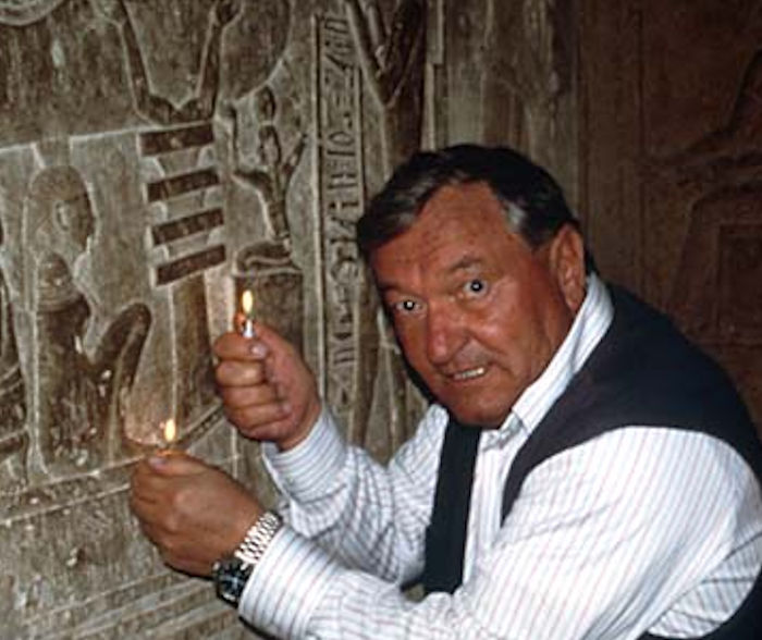 Erich von Däniken, a Swiss author of several books about extraterrestrial influences on early human culture
