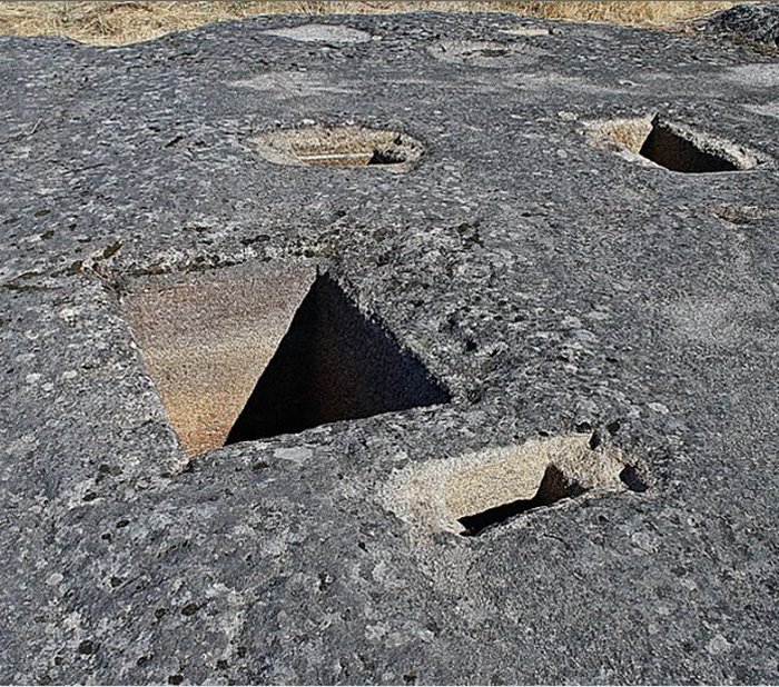 amazing ancient stone work presumed to have been the work of a dominant culture