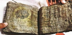 The ancient gilded Bible is nearly a millenia old according to officials. DHA Photo