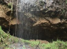 The Mota cave in Ethiopia, where a 4,500-year-old skeleton was found Photo: Dr. Matthew Curtis