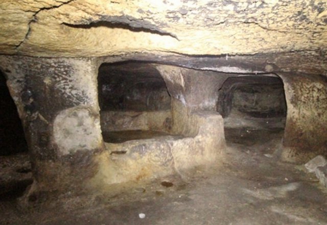 one of the world’s biggest underground cities in the Central Anatolian province of Nevşehir.
