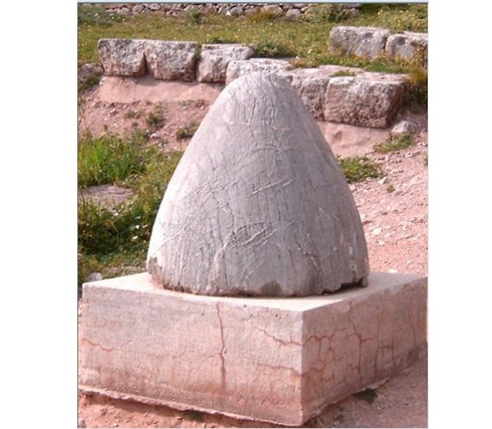 Omphalos at Delphi, Greece