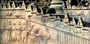 Stairway of Apadana Palace at Persepolis, Achaemenid Ceremonial Capital, 5th-4th Century BCE . Credits: Iran Chamber Society