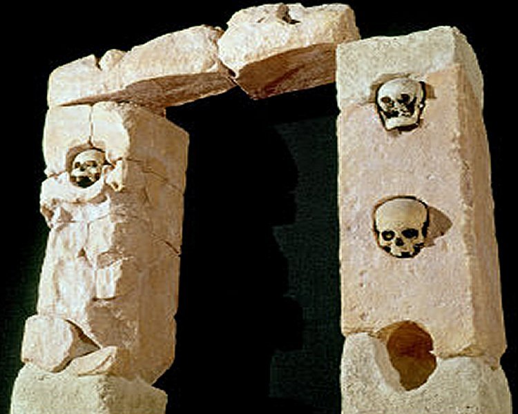 The Sanctuary of Roquepertuse and the Celtic Cult of the Head - skulls placed in niches of a French Celtic sacred site.