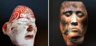 Tashtyk death masks found earlier are held in the State Hermitage Museum in St. Petersburg, along with other museums. Pictures: Boris Dolinin