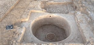 Netivot: Wine presses used in the commercial production of wine Copyright: Assaf Peretz, courtesy Israel Antiquities Authority