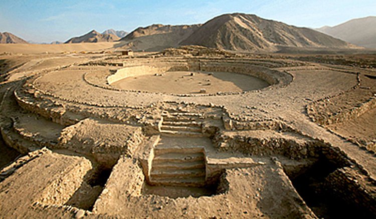 Caral's builders created a city of pyramids, sunken amphitheaters, seismically resilient buildings and underground ducts that channeled the wind to keep their fires burning all with basic tools.