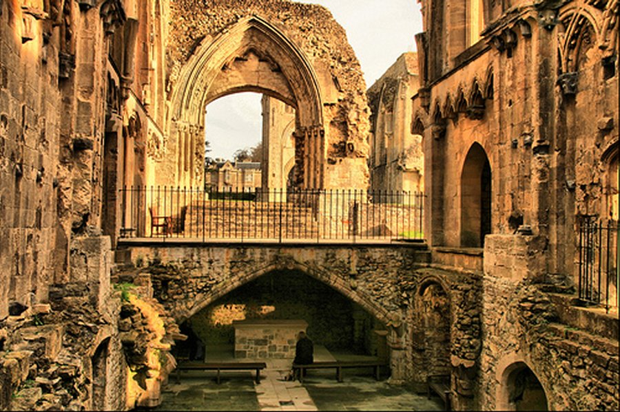 Over the years, the abbey has become the gravitational center of Britain's legendary universe, largely because of its role in the creation and development of the legends of Joseph of Arimathea and King Arthur. We will attempt to show how and why the abbey came to play the role that it did and to evaluate the importance of Joseph and Arthur to Glastonbury's place of prominence. Photo via http://www.visitnunney.com/