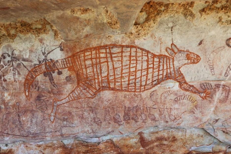 Scientists hope they can establish the age of rock art in the Kimberley. Supplied: Sven Ouzman