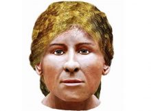 Two-year wax reconstruction creates skull of ancient woman from grave. © University of Manchester