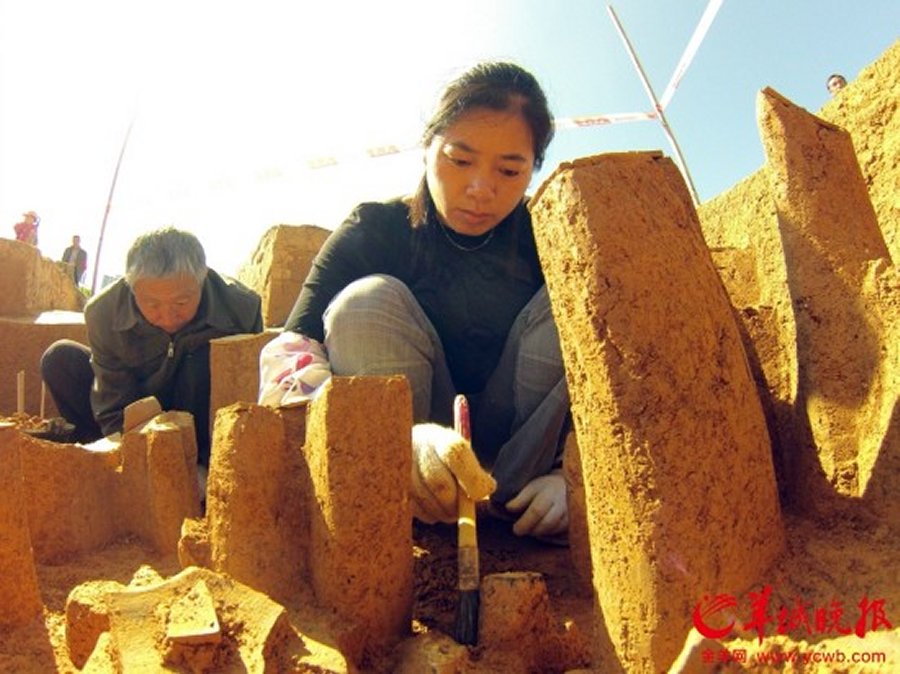 The relics found there show that the tombs' occupants should all be civilians, probably belonging to the same clan, according to experts. Photo/ycwb.com