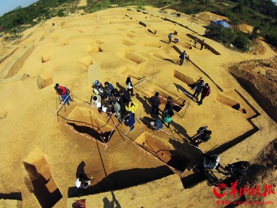 Guangzhou is an area of many important archaeological discoveries that shed light on history and culture of China's Guangdong Province. Photo/ycwb.com
