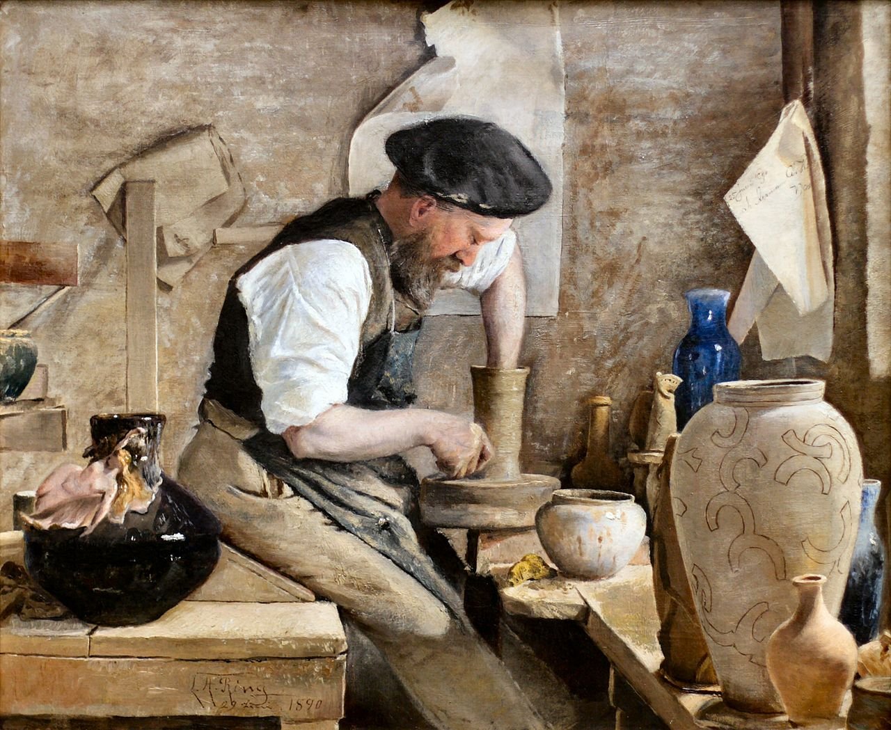 Ancient pottery. Næstved,Sydsjælland