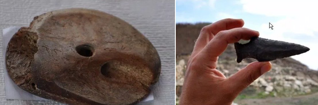 archaeologists conducting the excavations at The Salt Pit have found lots of arrow tips and a spear, bone decorations, and an intact bone idol which could become an emblem of the Bulgarian town of Provadiya once it is fully studied. The arrow tips and the spear found near the fortress wall mean that the place was the arena of fierce battles. Credits: Bulgarian Academy of Sciences