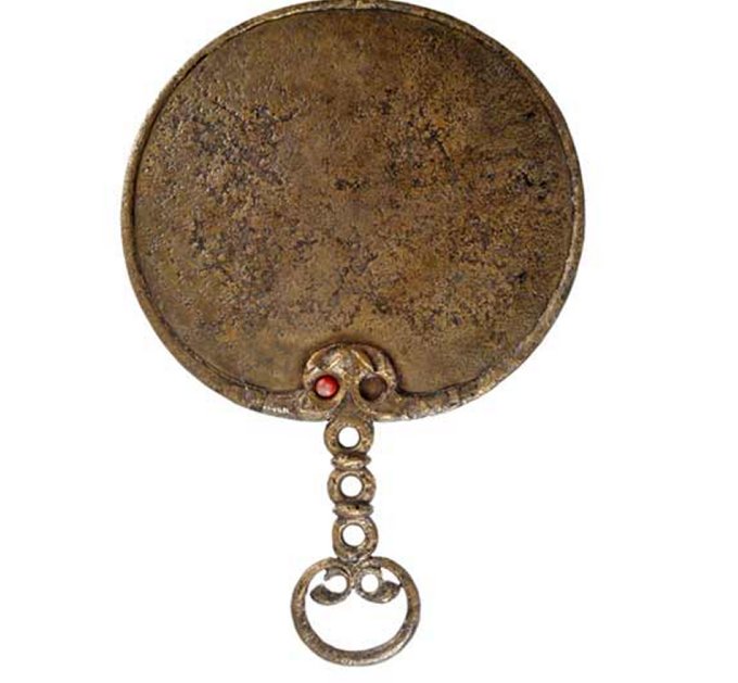 The Holcombe Mirror, Uplyme, East Devon, England. Iron Age, about AD 30-70