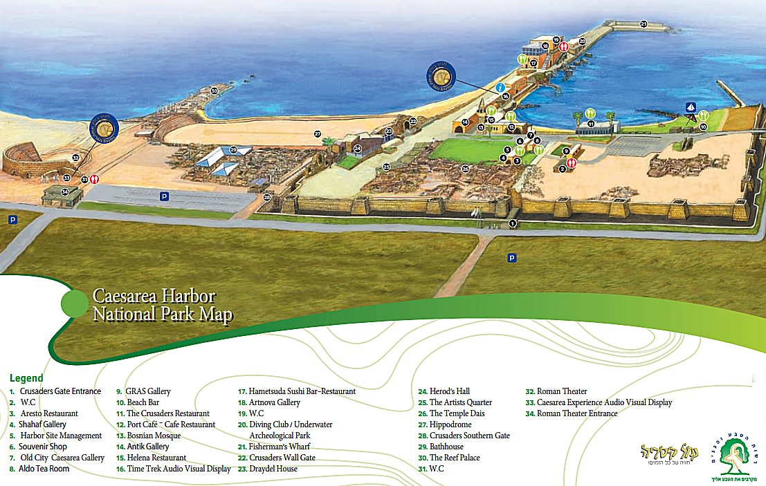 In the past, Caesarea was the magnificent city of King Herod and one of the largest and most important cities in Eretz Israel. Imagine the people walking the Roman streets, the cheering crowds in the majestic theater, the galloping horses in the giant hippodrome. Enter the screening hall and view the display. The Caesarea Experience relays the 2000 year history of this glorious city. Credits: www.caesarea.com