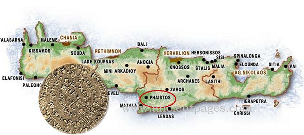 The disk was found by Luigi Pernier, the Italian archaeologist excavating ruins of the ancient Minoan Palace of Phaistos, on Crete in 1908. It’s important to add that the enigmatic artifact was spotted in a stratum belonging to the sixteenth century BC, but it may be of much earlier.