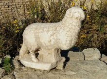 The marble statue discovered in Caesarea. Copyright: Vered Sarig, The Caesarea Development Corporation