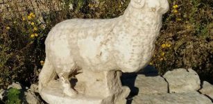The marble statue discovered in Caesarea. Copyright: Vered Sarig, The Caesarea Development Corporation