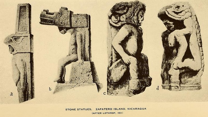 Zapatera Island Ancient statues