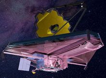 The James Webb Space Telescope will be a large infrared telescope with a 6.5-meter primary mirror. JWST will be the premier observatory of the next decade, that will study every phase in the history of our Universe, ranging from the first luminous glows after the Big Bang, to the formation of solar systems capable of supporting life on planets like Earth, to the evolution of our own Solar System. Credits: NASA