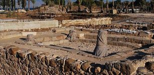 The ancient town of Magdala, in which the synagogue structure is located, had been in use during the Roman period.
