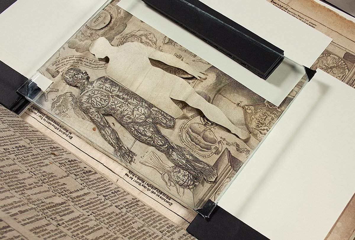 Before it could be safely digitized, the fragile volume was first treated by professional conservators at the Columbia University Libraries’ Conservation Laboratory.