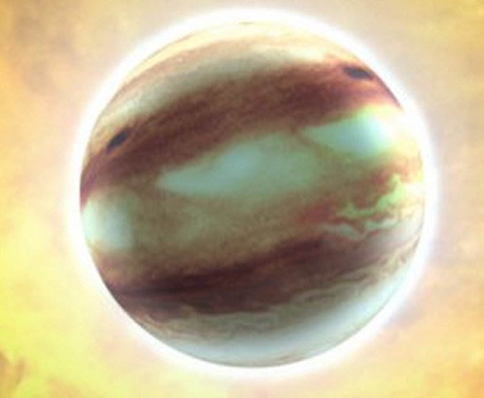 Artist's depiction of an exoplanet via NASA
