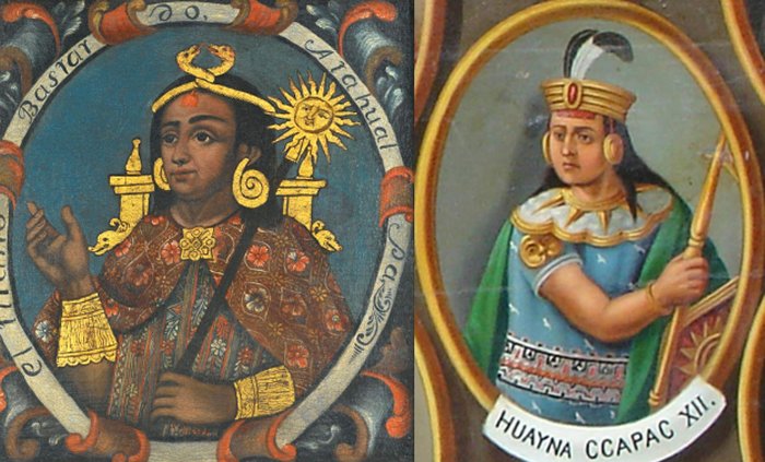 Atahualpa and his half-brother Huascar