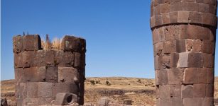 Huge, Cylindrical Pre-Incan Chullpas Of Sillustani, Peru Were Used As Graves For Colla Nobles