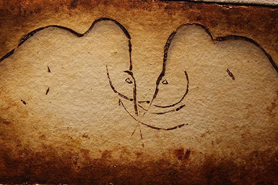 Grotte de Rouffignac is a huge cave full of pre-historic engravings of mammoths and other animals.