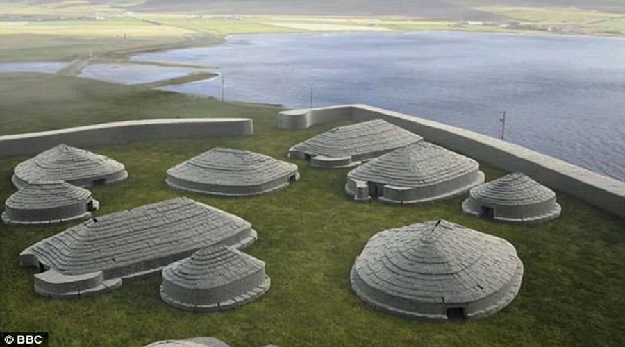 More important than Stonehenge: The temple precinct being uncovered in Orkney contains 100 Stone Age buildings
