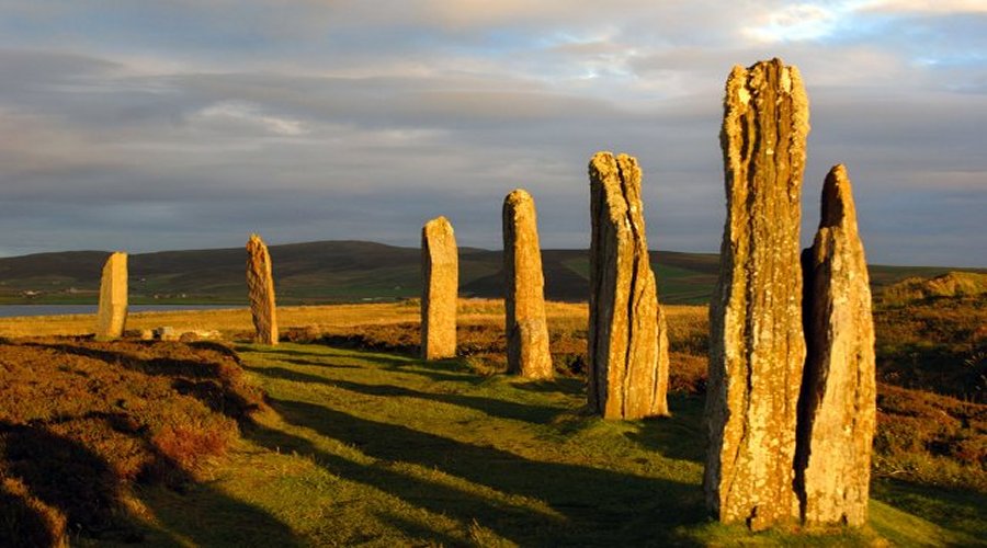Ring of Brodgar Scottish Highlands.