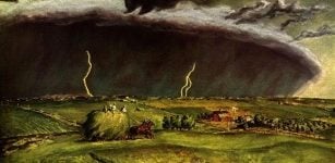 The Line Storm by John Steuart Curry, 1897-1946. Source: The Smithsonian.