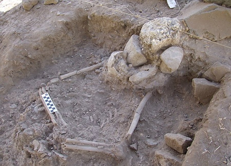 Burials of several individuals have been retrieved from two locations on site.